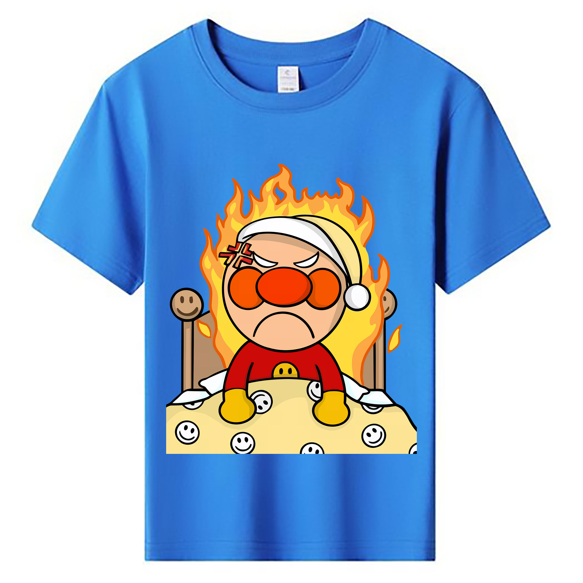 （画像用） アンパンマン Anpanman 綿100％キッズTシャツ（フロントプリント）